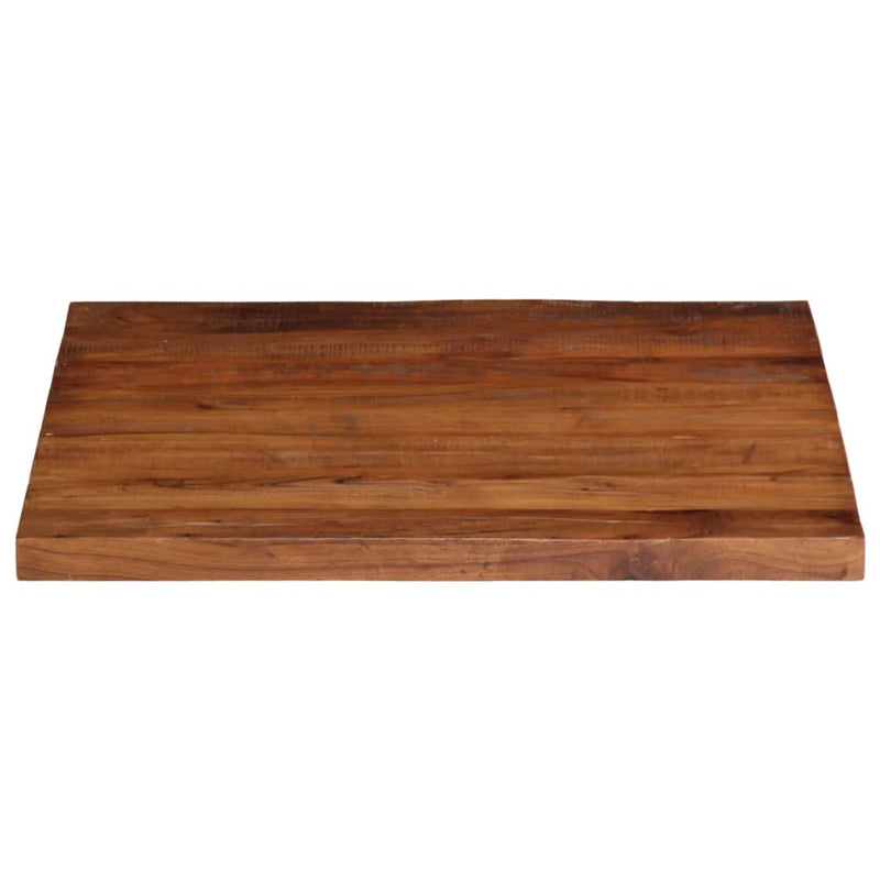Blat de masă pătrat, 80x80x2,5 cm, lemn masiv reciclat