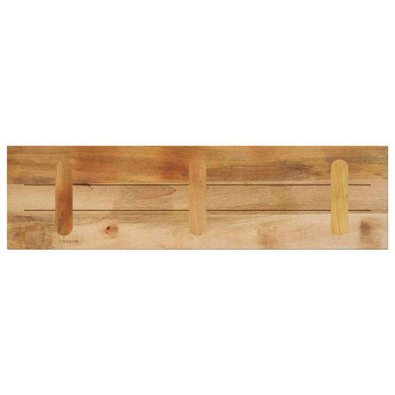 Blat masă, 120x20x2,5 cm, dreptunghiular, lemn masiv mango brut