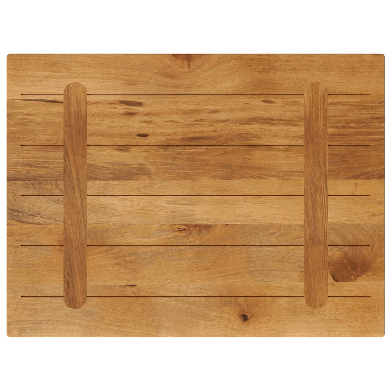 Blat masă 80x60x2,5 cm lemn masiv dreptunghiular de mango