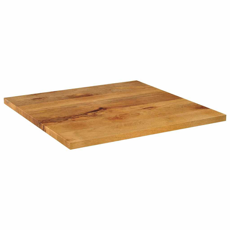Blat de masă, 90x90x2,5 cm, pătrat, lemn masiv de mango