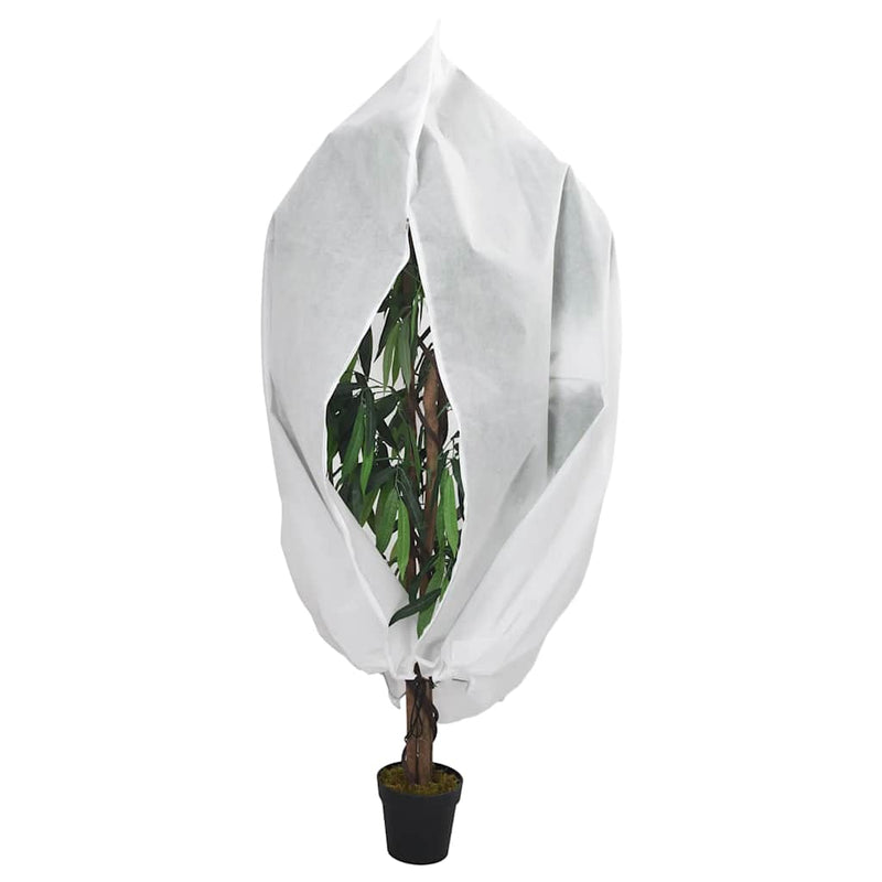 Huse de plante din fleece cu fermoar 4 buc. 70 g/m² 3,14x2,5 m