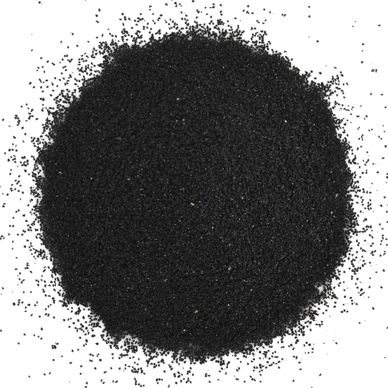 Nisip de acvariu, 10 kg, negru, 0,2-2 mm