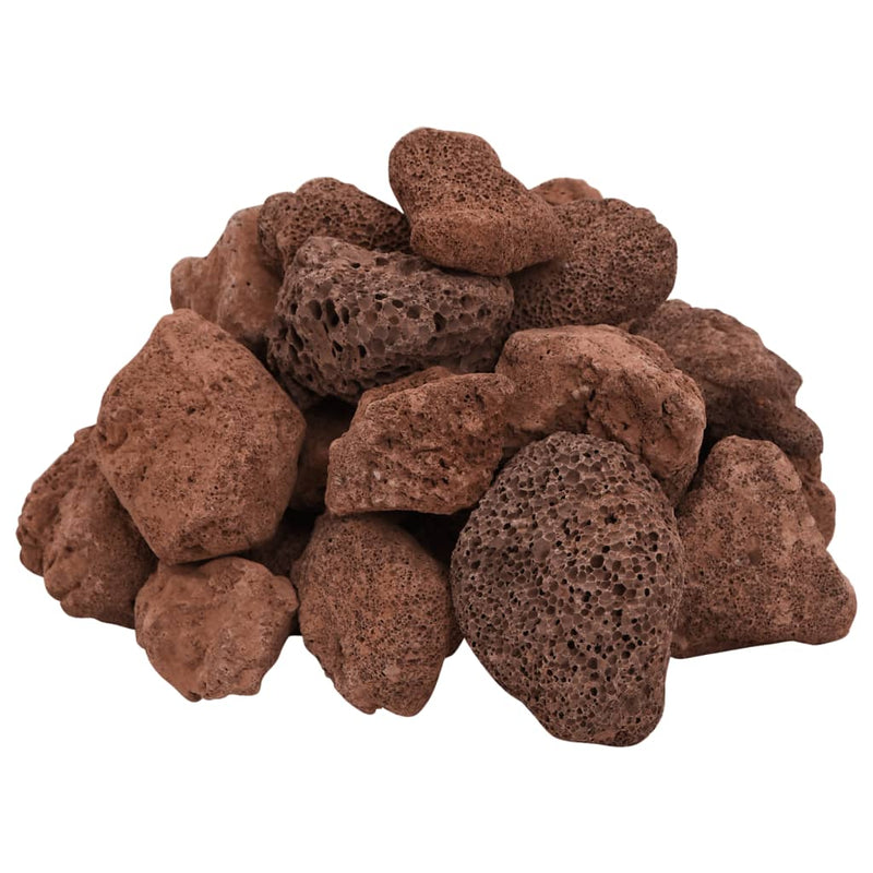 Roci vulcanice, 25 kg, roșu, 5-8 cm