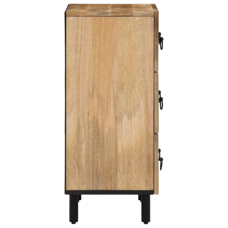 Dulap lateral, 60x33x75 cm, lemn masiv de mango