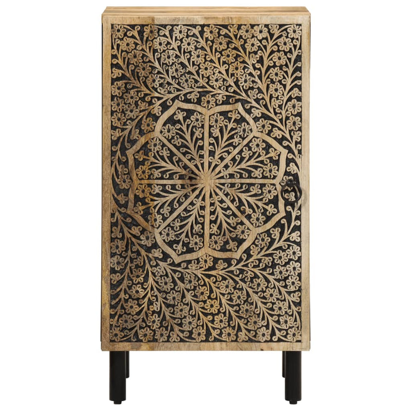 Dulap lateral, 40x33x75 cm, lemn masiv de mango