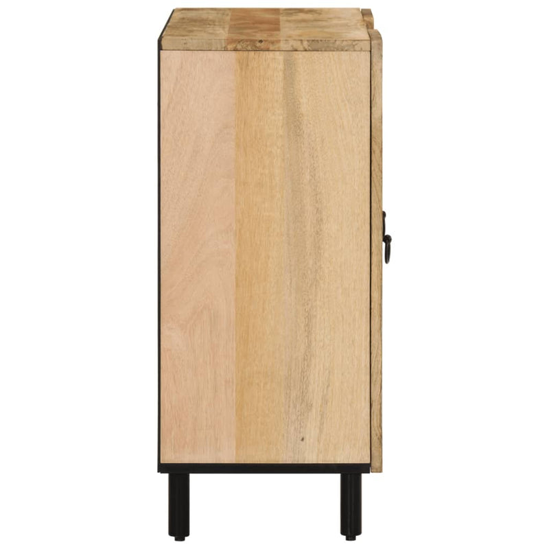 Dulap lateral, 90x33x75 cm, lemn masiv de mango