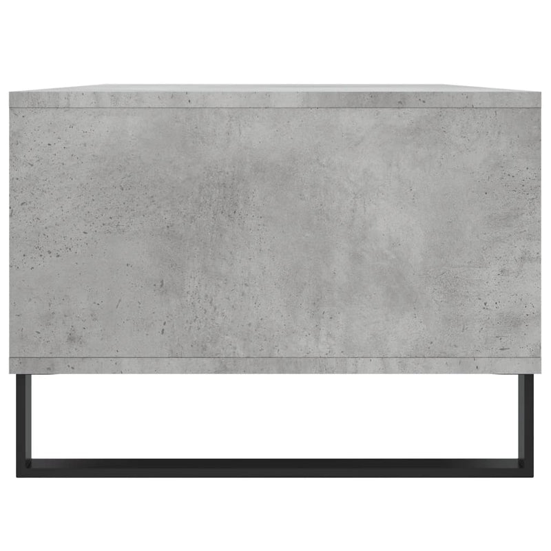Măsuță de cafea, gri beton, 90x50x36,5 cm, lemn compozit