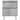 Noptiere, 2 buc., gri beton, 40x35x50 cm, lemn compozit