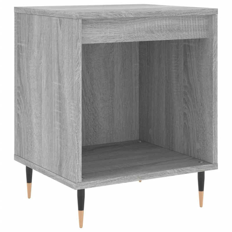 Noptiere, 2 buc., gri sonoma, 40x35x50 cm, lemn compozit