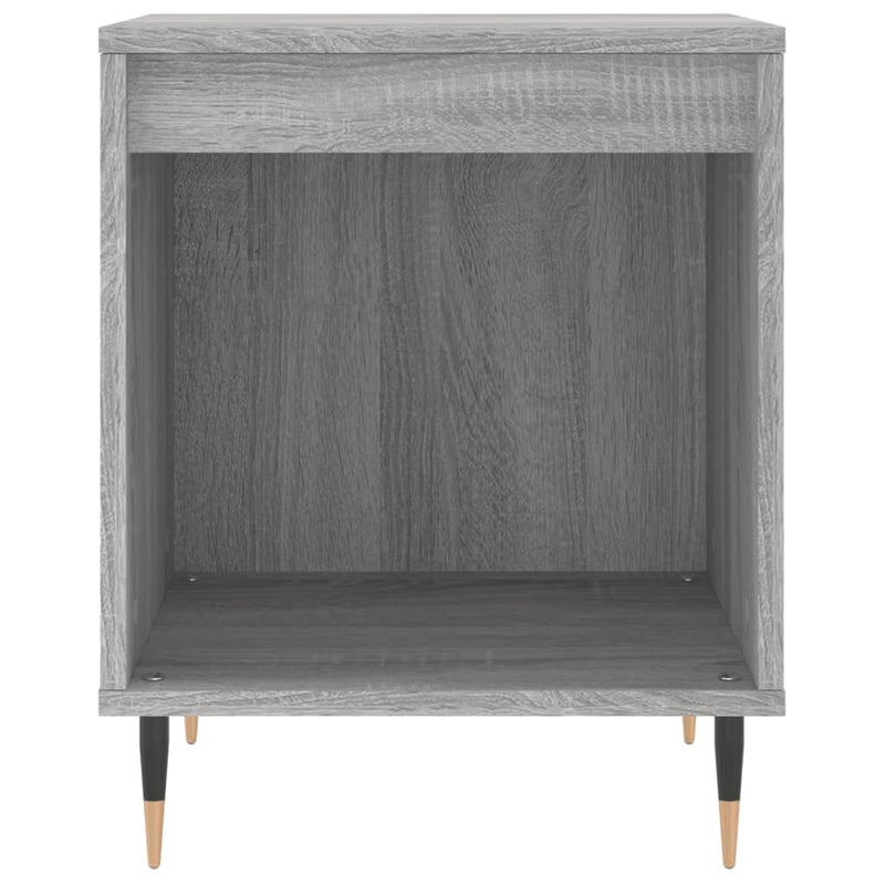 Noptiere, 2 buc., gri sonoma, 40x35x50 cm, lemn compozit