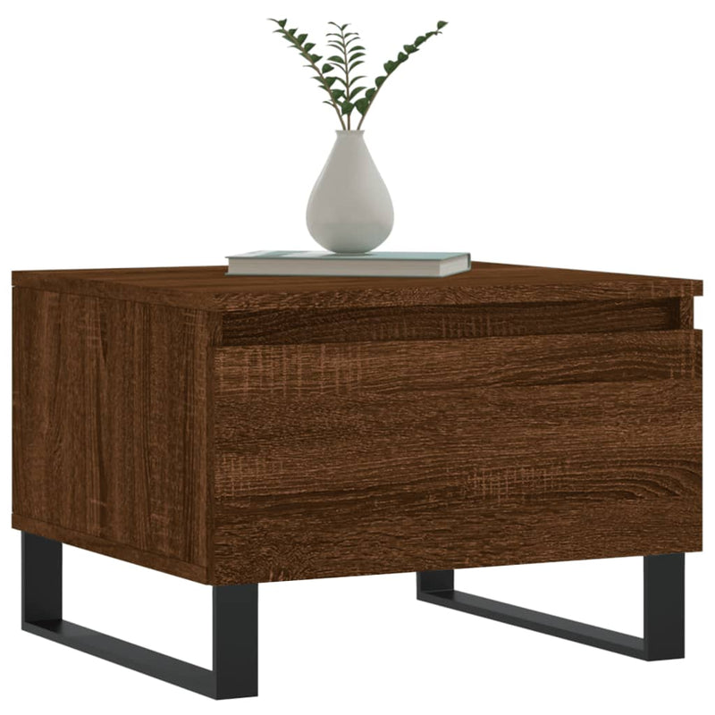 Mese de cafea 2 buc. stejar maro 50x46x35 cm lemn compozit