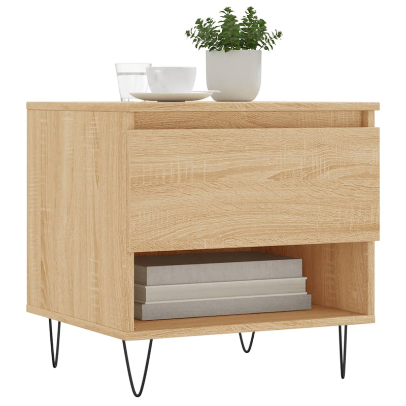 Mese de cafea 2 buc. stejar sonoma 50x46x50 cm lemn compozit