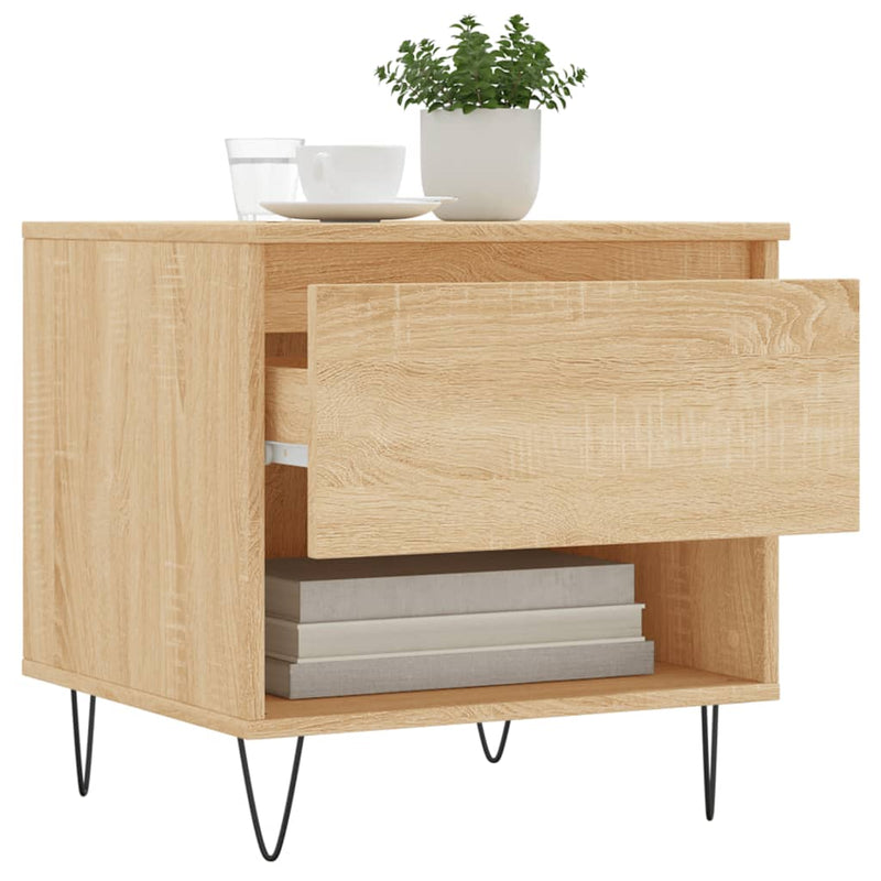 Mese de cafea 2 buc. stejar sonoma 50x46x50 cm lemn compozit