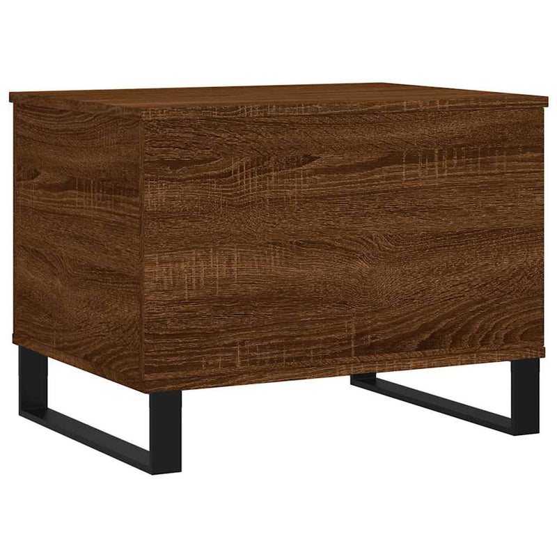 Măsuță de cafea, stejar maro, 60x44,5x45 cm, lemn prelucrat