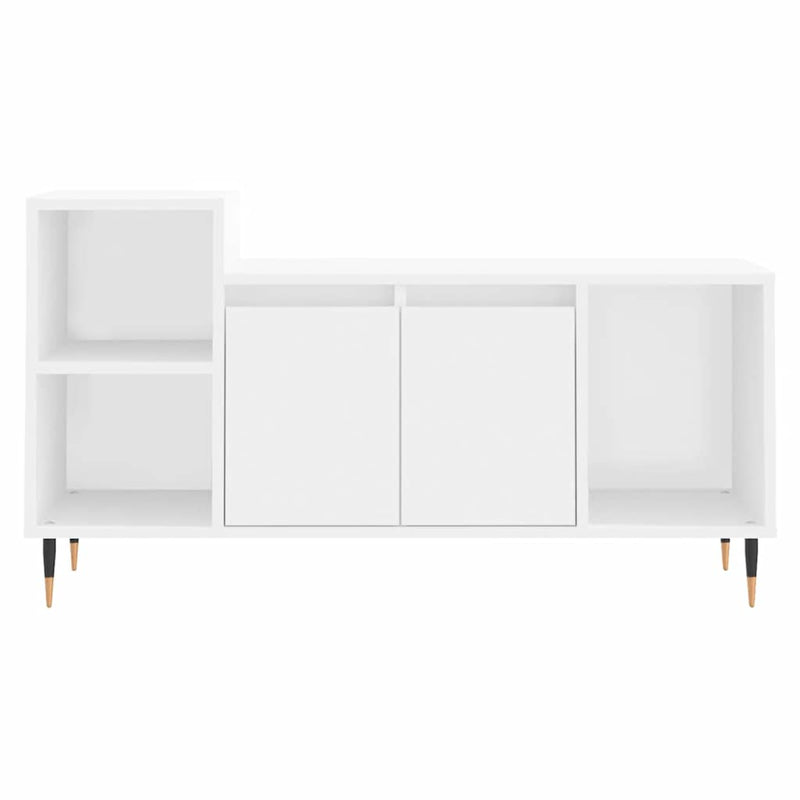 Comodă TV, alb, 100x35x55 cm, lemn prelucrat