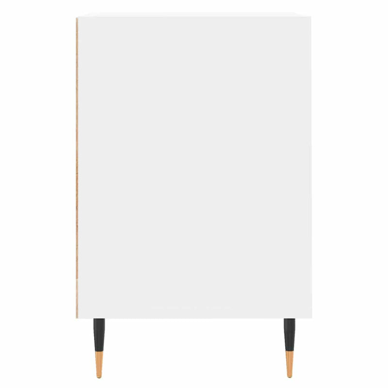 Comodă TV, alb, 100x35x55 cm, lemn prelucrat