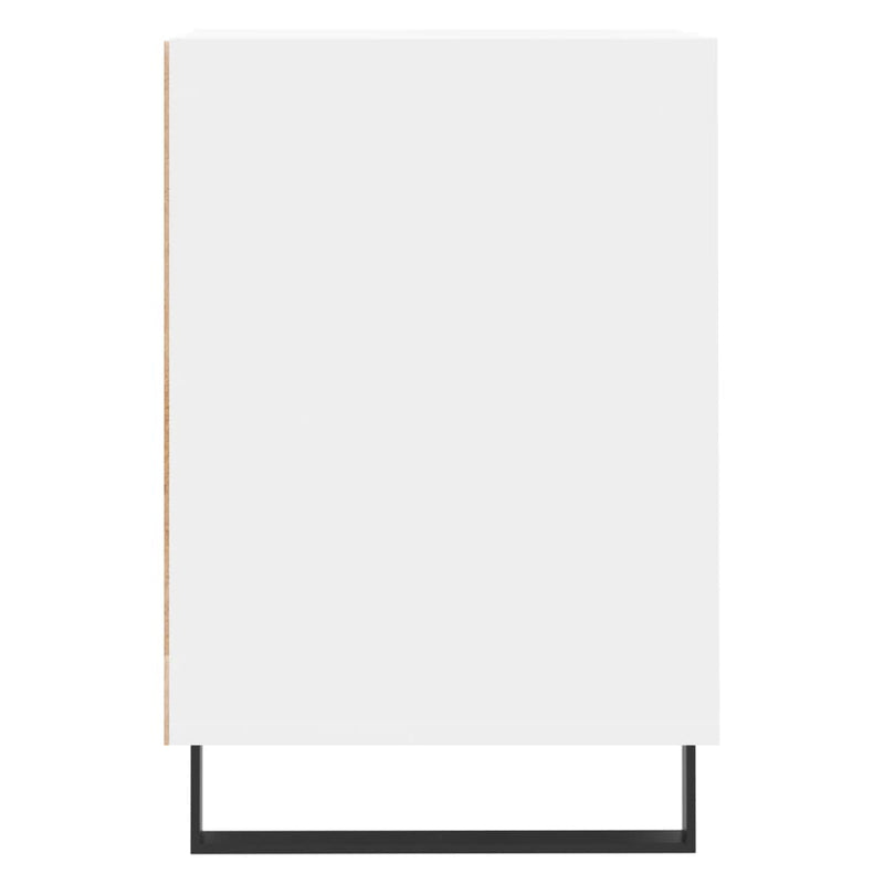 Comodă TV, alb, 100x35x55 cm, lemn prelucrat