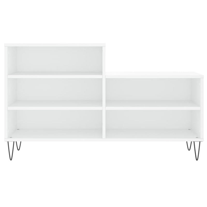 Pantofar, alb, 102x36x60 cm, lemn compozit