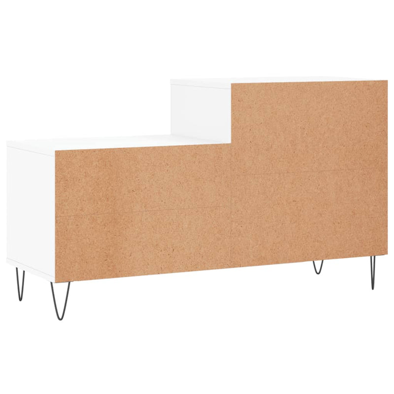 Pantofar, alb, 102x36x60 cm, lemn compozit