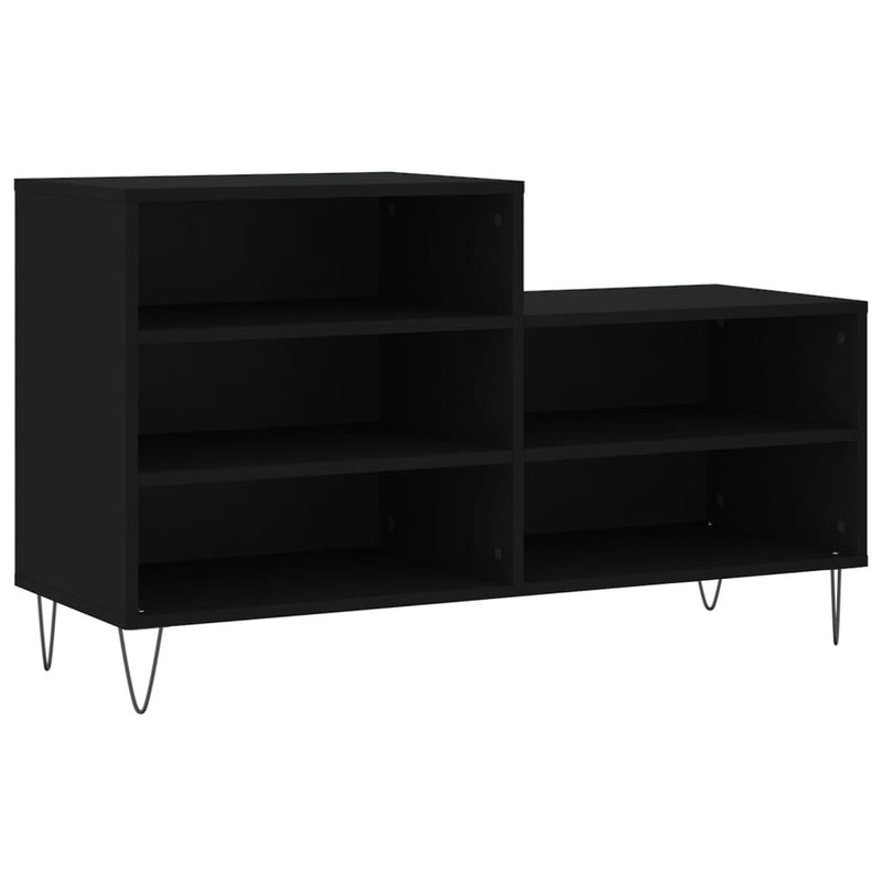 Pantofar, negru, 102x36x60 cm, lemn compozit