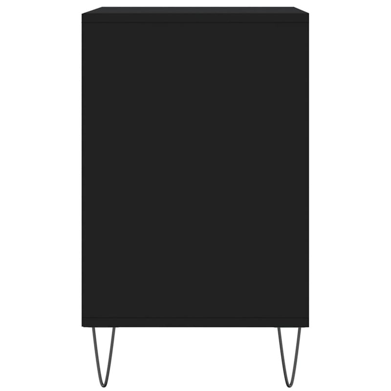 Pantofar, negru, 102x36x60 cm, lemn compozit