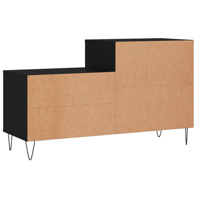 Pantofar, negru, 102x36x60 cm, lemn compozit