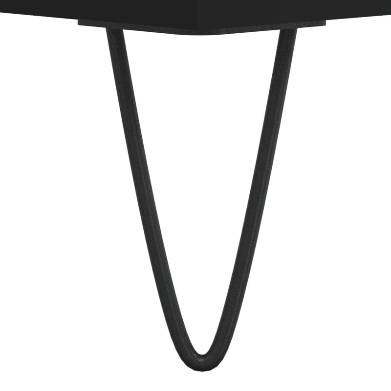 Pantofar, negru, 102x36x60 cm, lemn compozit