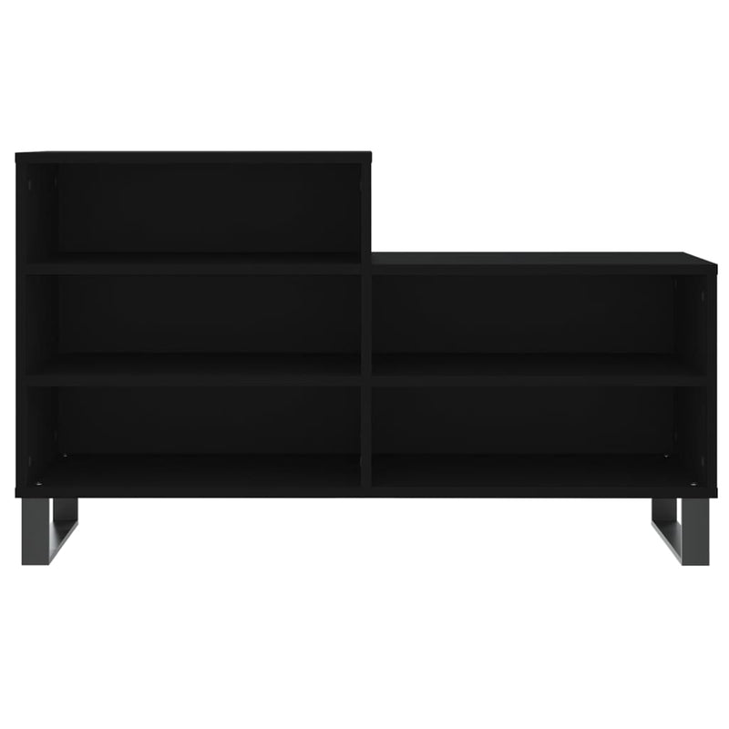 Pantofar, negru, 102x36x60 cm, lemn compozit