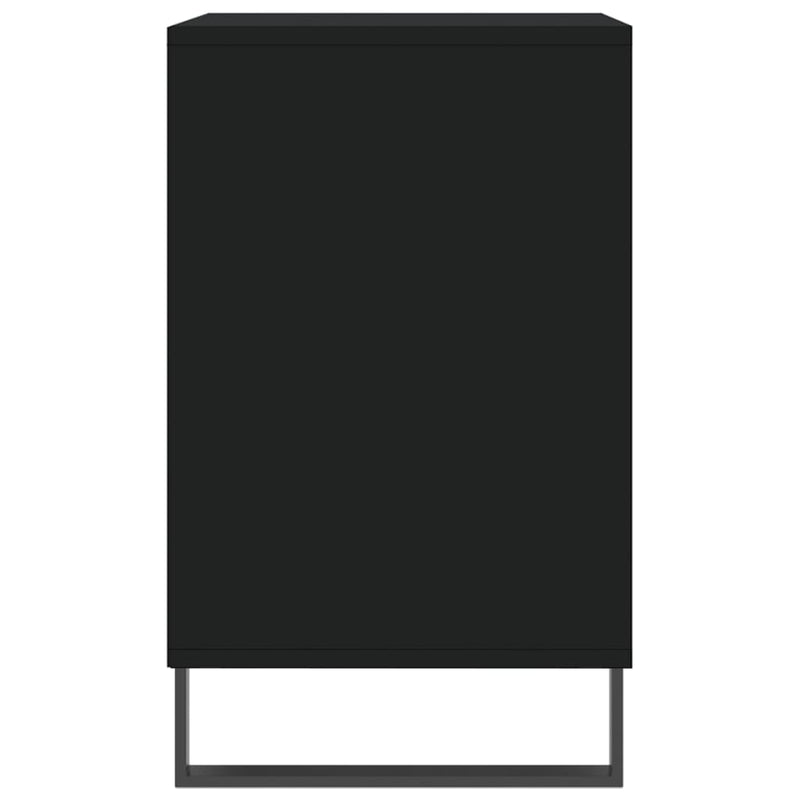 Pantofar, negru, 102x36x60 cm, lemn compozit