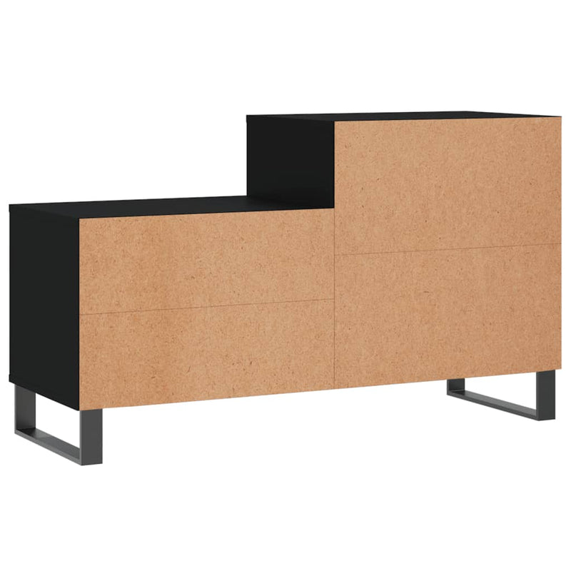 Pantofar, negru, 102x36x60 cm, lemn compozit