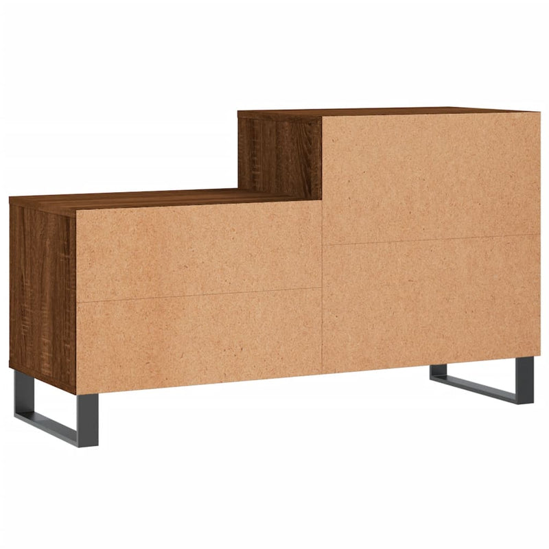 Pantofar, stejar maro, 102x36x60 cm, lemn prelucrat