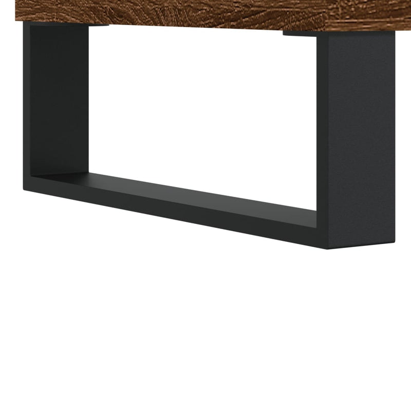 Pantofar, stejar maro, 102x36x60 cm, lemn prelucrat