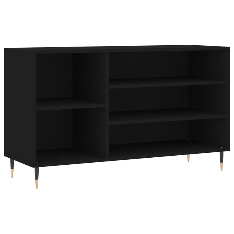 Pantofar, negru, 102x36x60 cm, lemn compozit