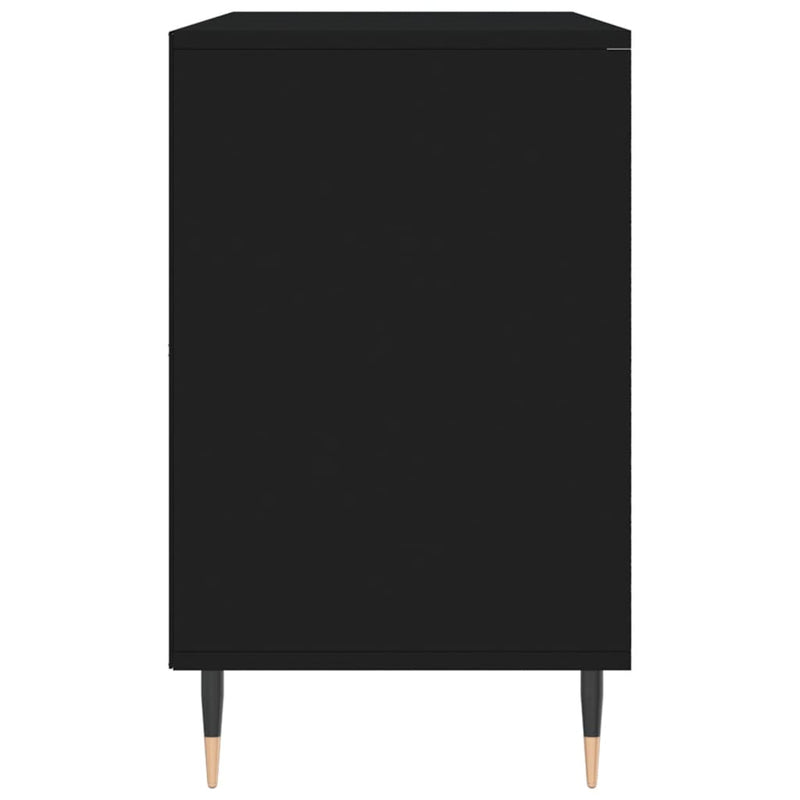 Pantofar, negru, 102x36x60 cm, lemn compozit