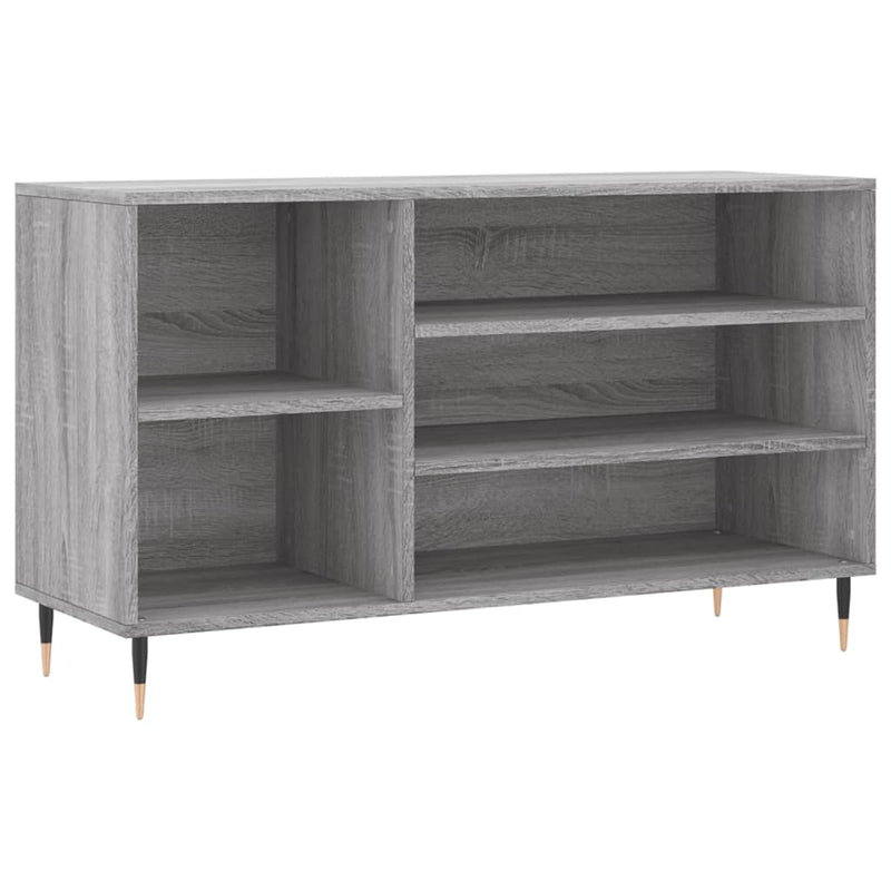 Pantofar, gri sonoma, 102x36x60 cm, lemn prelucrat