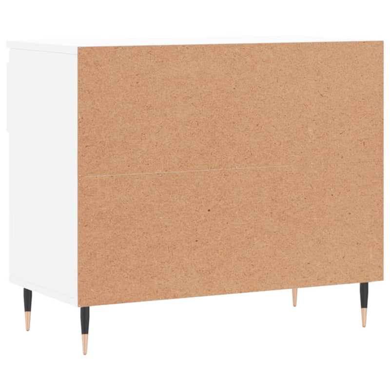 Pantofar, alb, 70x36x60 cm, lemn prelucrat