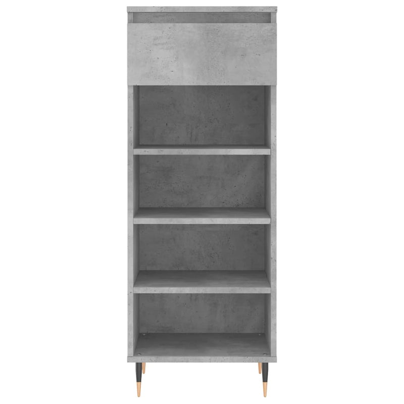 Pantofar, gri beton, 40x36x105 cm, lemn prelucrat