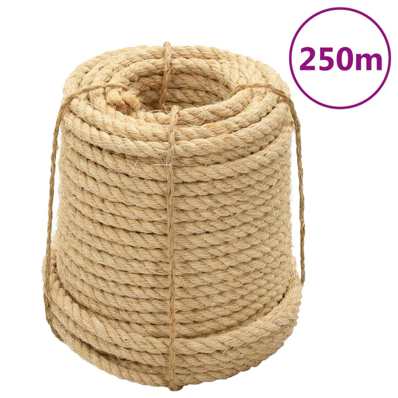 Frânghii de sisal, 2 buc., 12 mm, 250 m