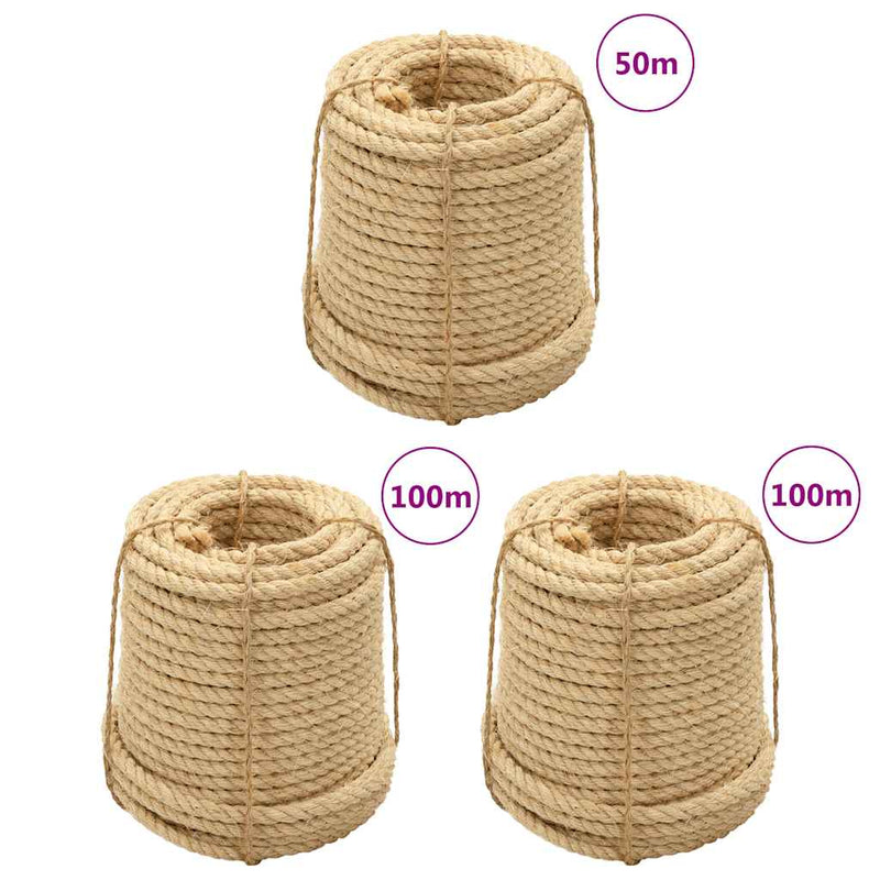 Frânghii de sisal, 3 buc., 14 mm