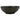Lavoar de blat, negru, rotund, Φ41x14 cm, ceramică