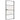 Ușă interior negru 102,5x201,5 cm sticlă securiz./aluminiu slim