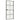 Ușă de interior negru 93x201,5 cm sticlă securiz./aluminiu slim