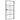 Ușă interior negru 102,5x201,5 cm sticlă securiz./aluminiu slim