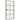 Ușă interior negru 102,5x201,5 cm sticlă securiz./aluminiu slim