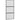 Ușă glisantă, negru, 102,5x205 cm, sticlă securizată/aluminiu