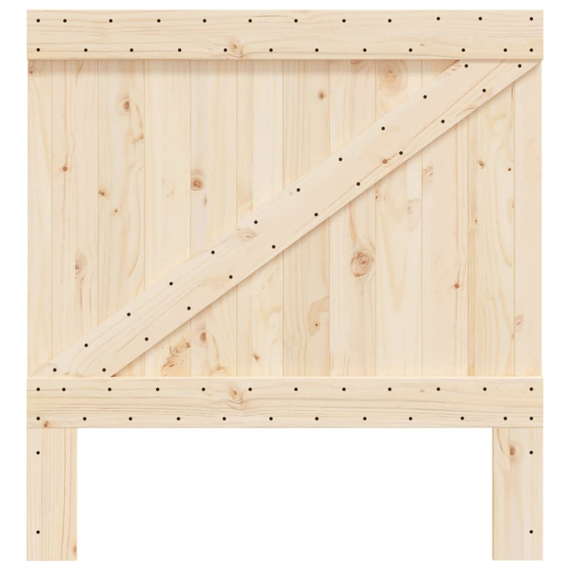 Tăblie de pat, 100x104 cm, lemn masiv de pin