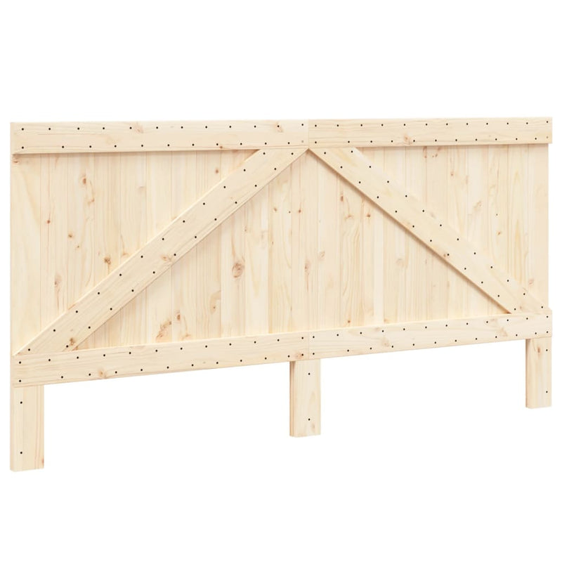 Tăblie de pat, 200x104 cm, lemn masiv de pin