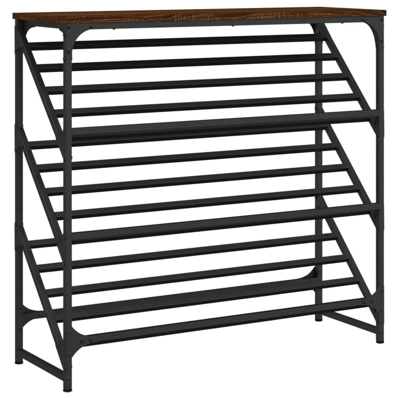 Pantofar, stejar maro, 90x30x85 cm, lemn prelucrat