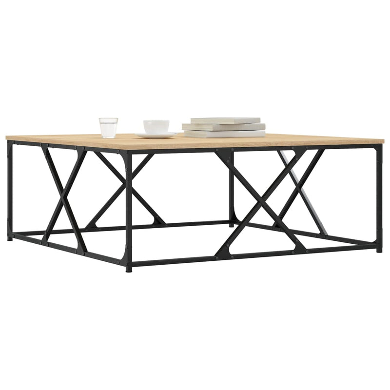 Măsuță de cafea stejar sonoma 100x100x40 cm lemn prelucrat