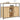 Bufet din stejar Sonoma 100x35x80 cm, lemn stratificat